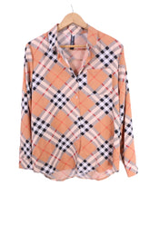 חולצה מכופתרת בסטייל ברברי- M